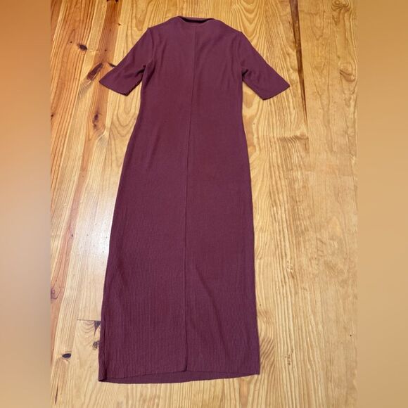 Nation LTD - Dionne Collared Snap Dress Rust Color Women’s SIZE MED - Picture 14 of 14